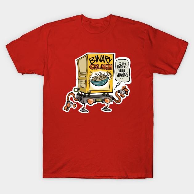 Cereal Bot T-Shirt by westinchurch